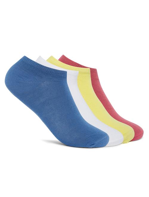 pack of 4 solid ankle length socks - 18431114 - Very Small Image - 1