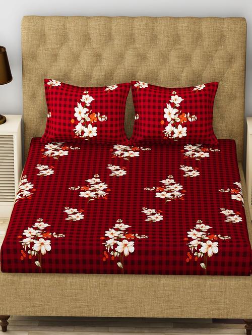 red polyester bedsheet - 18431984 - Very Small Image - 1