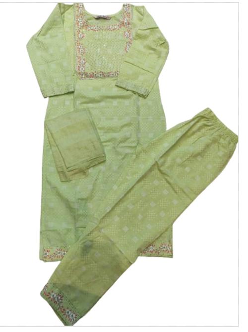 kurti palazzo dupatta set - 18434295 - Very Small Image - 1