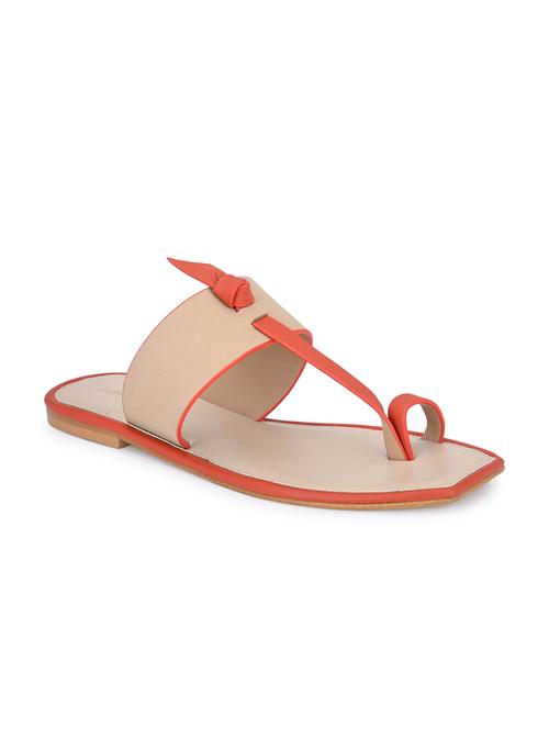 red synthetic slip on sandals - 18434433 - Very Small Image - 1