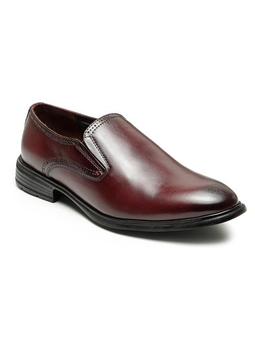 men maroon slip on shoe - 18434528 - Very Small Image - 1