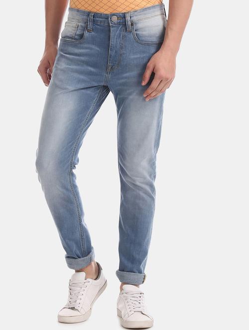 blue light-washed denim jean - 18434563 - Very Small Image - 1