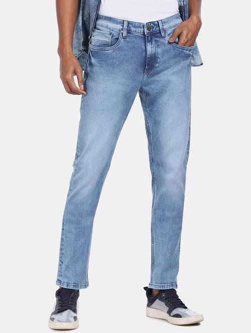 blue light-washed denim jean - 18434570 - Very Small Image - 1