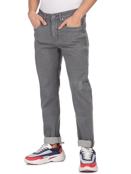 grey light-washed denim jean - 18434575 - Very Small Image - 1