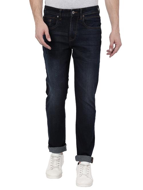 navy blue light-washed denim jean - 18434578 - Very Small Image - 1
