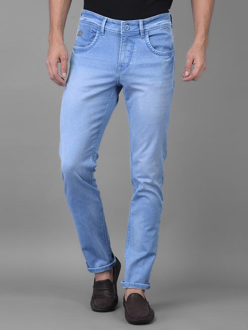 light blue light-washed denim jean - 18434939 - Very Small Image - 1