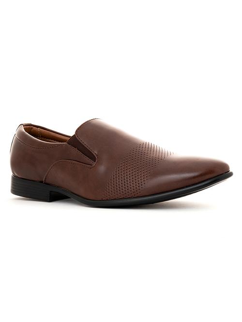 men brown slip on shoes - 18435319 - Very Small Image - 1