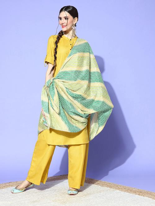 multi colored silk dupatta - 18435397 - Very Small Image - 1