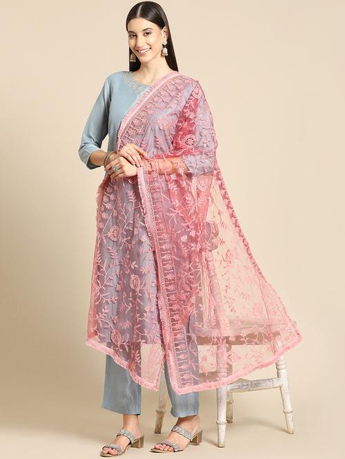 natural net dupatta - 18435496 - Very Small Image - 1