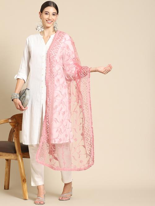 natural net dupatta - 18435784 - Very Small Image - 1
