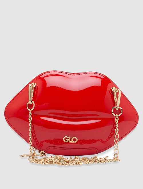 red solid regular sling bag - 18436265 - Very Small Image - 1