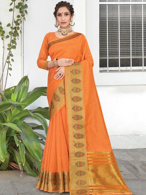 women's banarasi saree - 18436498 - Very Small Image - 1