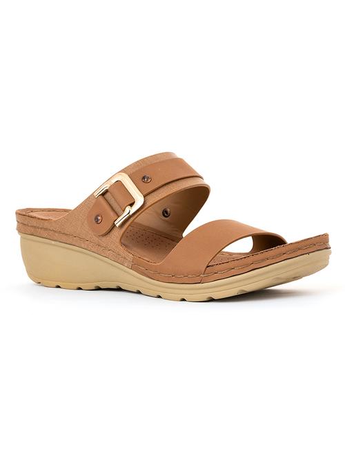 tan slip on wedge - 18436577 - Very Small Image - 1