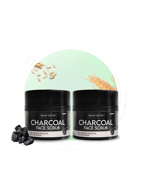 skin tatva charcoal face scrub pack of 2 - 18437350 - Very Small Image - 1