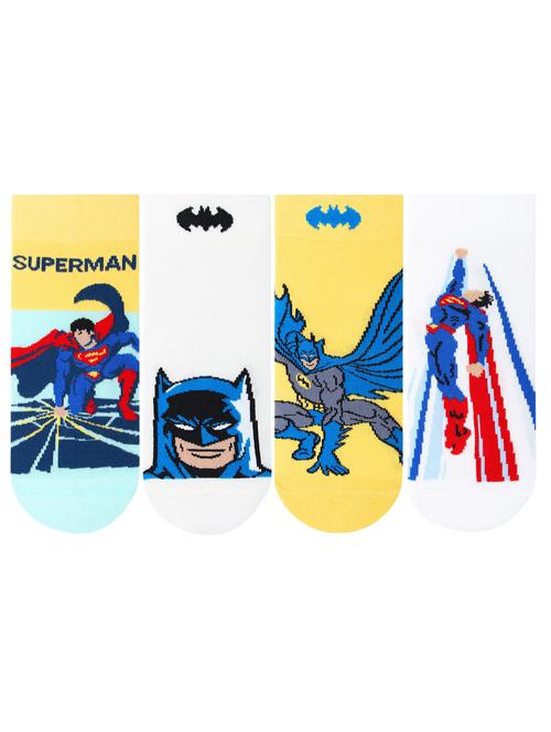 kids pack of 4 printed ankle length sock - 18438298 - Very Small Image - 1