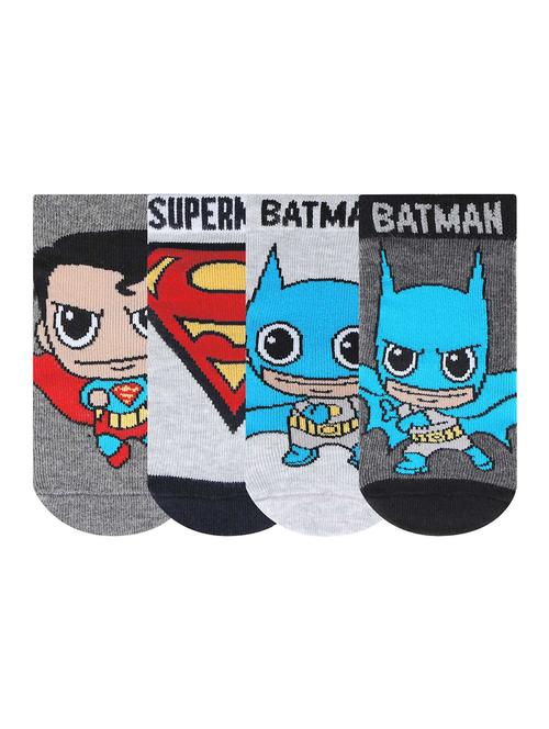 pack of 4 printed above ankle length socks - 18438328 - Very Small Image - 1