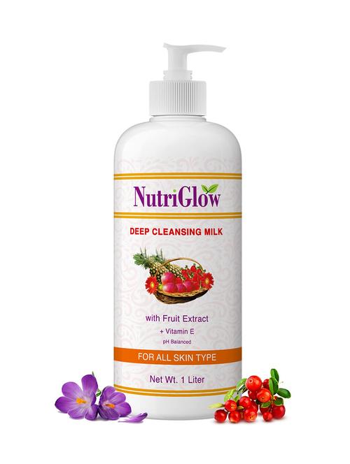 deep cleansing milk for skin nourishment, 1 ltr - 18438379 - Very Small Image - 1