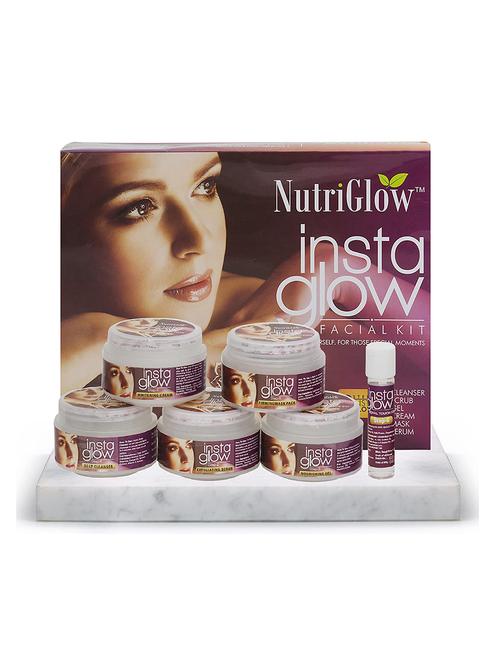 instaglow facial kit for all skin types, 260gm - 18438419 - Very Small Image - 1