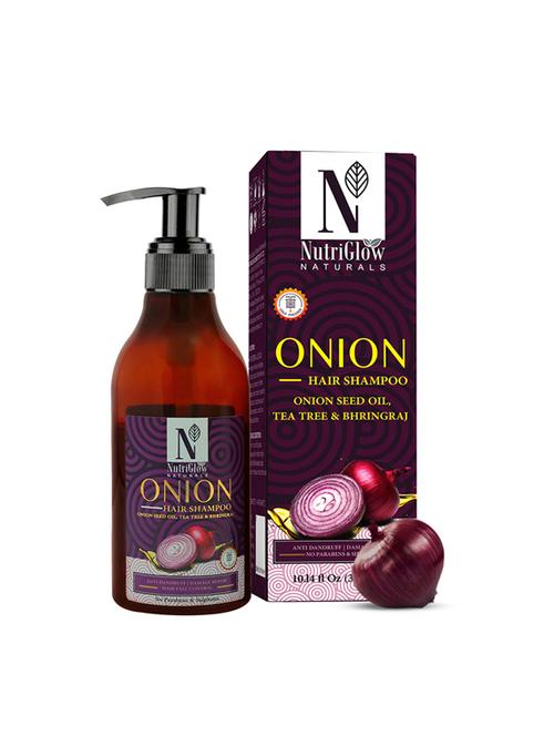 onion hair shampoo with onion seed oil, 300ml - 18438466 - Very Small Image - 1