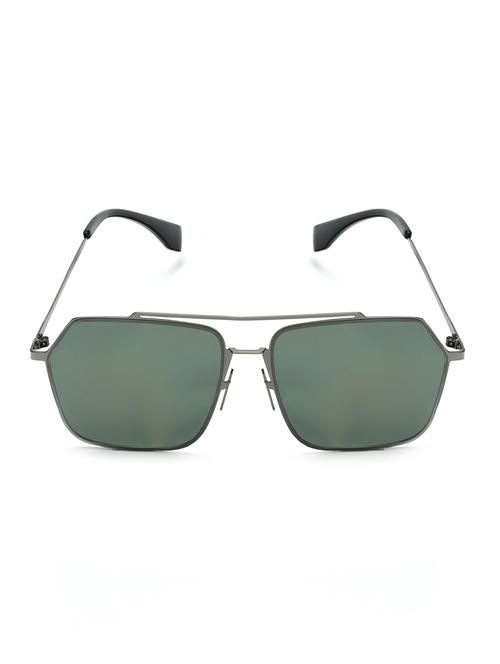 unisex black & grey-toned aviator sunglasses - 18438646 - Very Small Image - 1