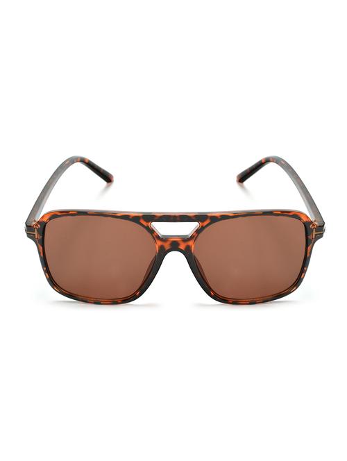 retro vintage pilot abstract womens brown sunglasses uv400 protected medium size - 18438654 - Very Small Image - 1