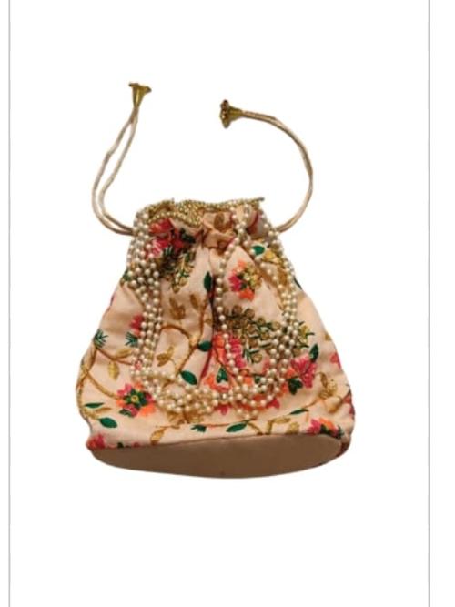 embroidered designer potli - 18440019 - Very Small Image - 1
