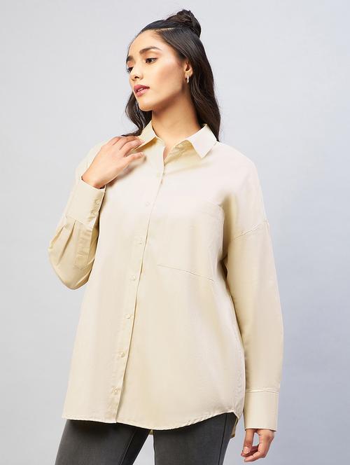 long sleeved solid regular shirt - 18440107 - Very Small Image - 1