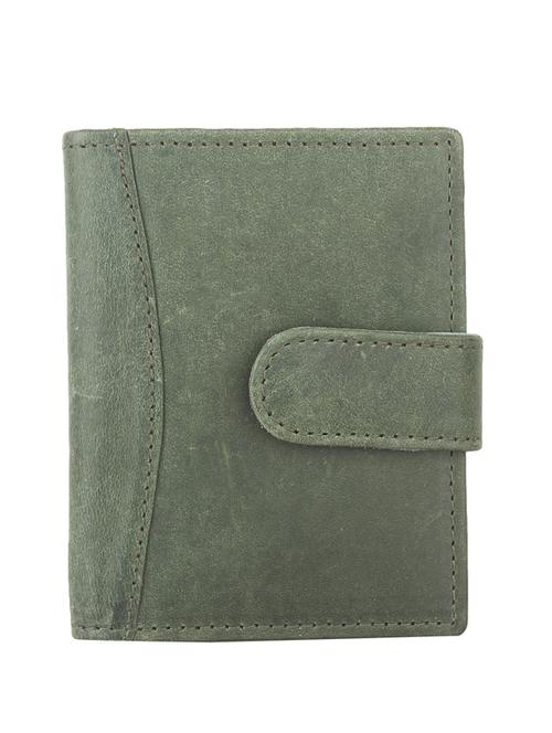 green genuine leather card holder - 18440138 - Very Small Image - 1