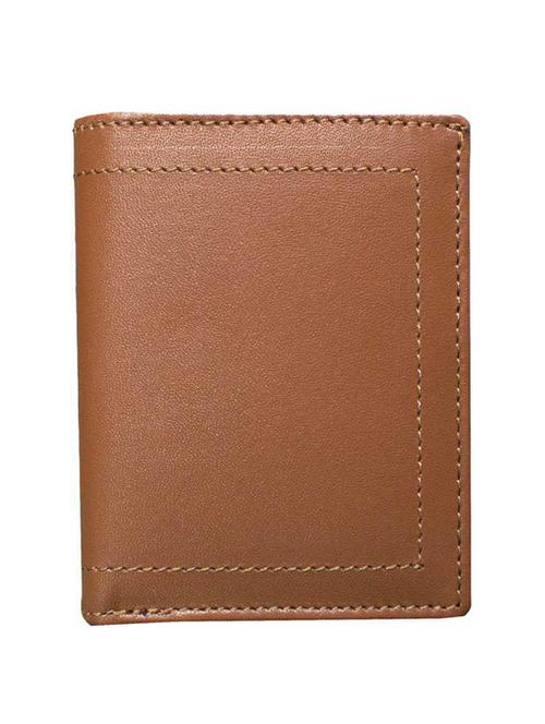 tan genuine leather wallet - 18440152 - Very Small Image - 1