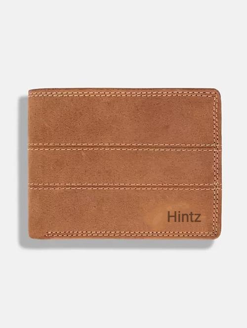 tan genuine leather wallet - 18440153 - Very Small Image - 1