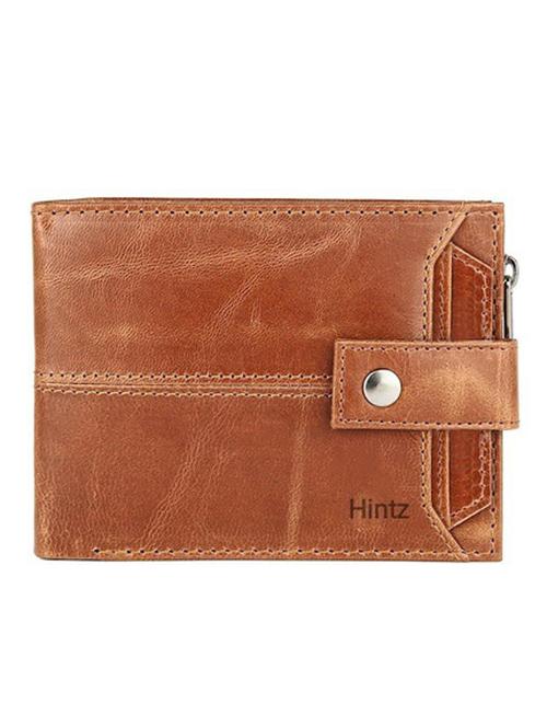 tan genuine leather wallet - 18440254 - Very Small Image - 1