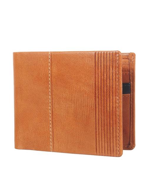 tan genuine leather wallet - 18440258 - Very Small Image - 1