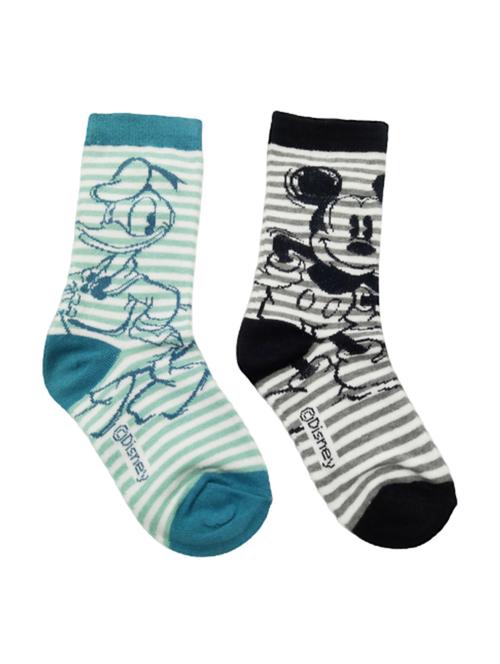pack of 2 printed ankle length kids socks - 18440308 - Very Small Image - 1