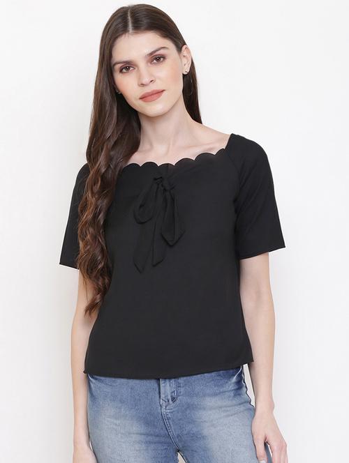 short sleeved solid top - 18442510 - Very Small Image - 1