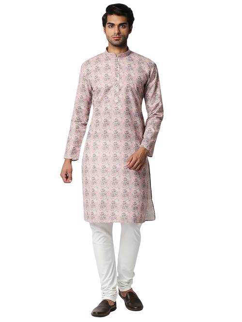 pink printed long kurta - 18443756 - Very Small Image - 1