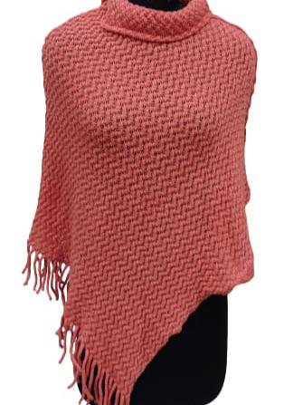 women winter wear poncho - 18443991 - Very Small Image - 1