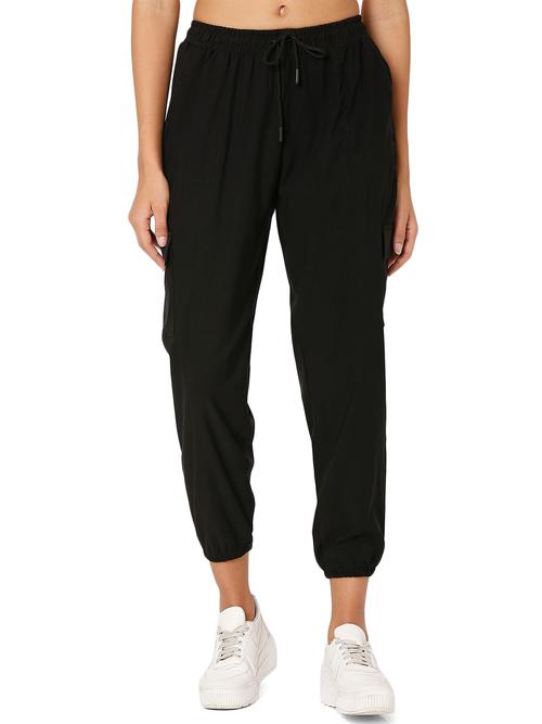 low rise solid jogger - 18444137 - Very Small Image - 1