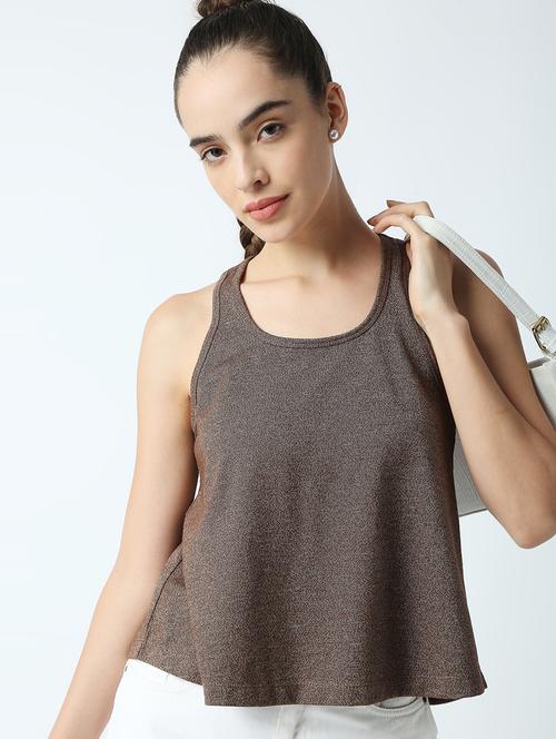 sleeveless solid regular tee - 18446214 - Very Small Image - 1