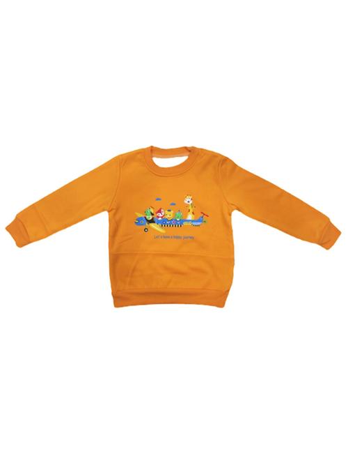 orange printed sweatshirt - 18446843 - Very Small Image - 1