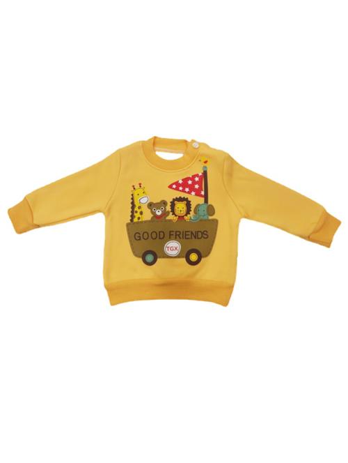 yellow printed sweatshirt - 18446849 - Very Small Image - 1