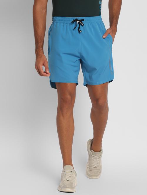 turquoise printed short - 18447087 - Very Small Image - 1