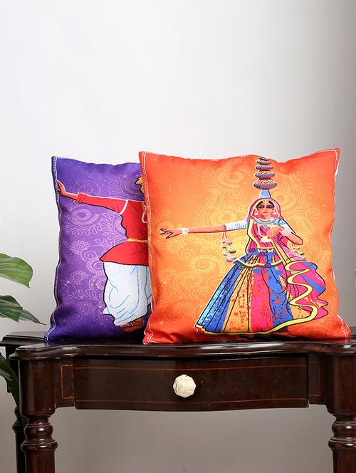 alina decor set of 2 digital printed cushion covers 16 x 16 inch - 18448116 - Very Small Image - 1