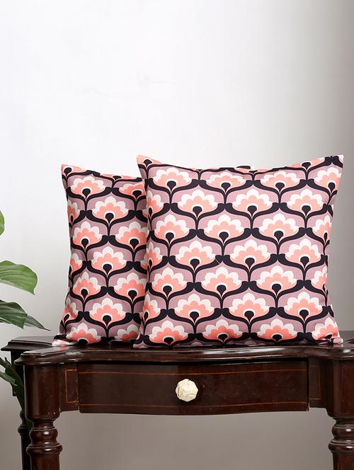 alina decor set of 2 digital printed cushion covers 16 x 16 inch - 18448120 - Very Small Image - 1