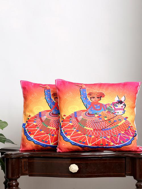 alina decor set of 2 digital printed cushion covers 16 x 16 inch - 18448132 - Very Small Image - 1