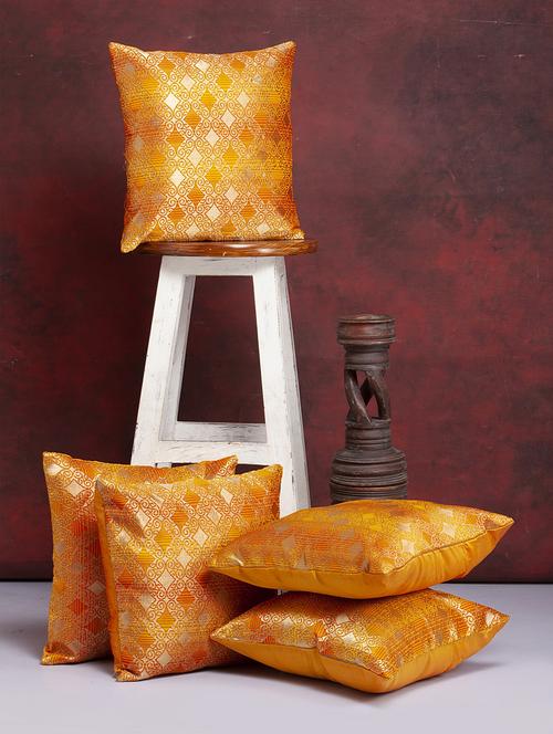 alina decor set of 5 cushion covers 24 x 24 inch - 18448309 - Very Small Image - 1