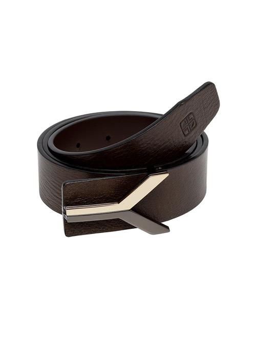 brown leather belt - 18449376 - Very Small Image - 1