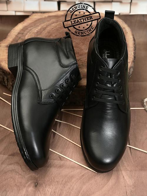 men black lace up boot - 18449537 - Very Small Image - 1