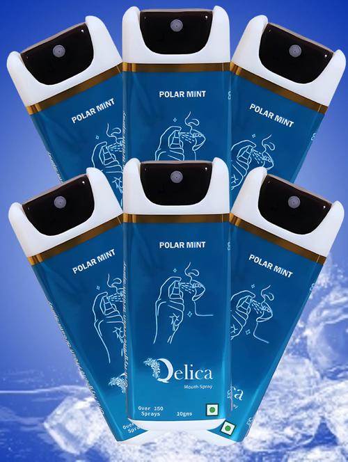 pack of 6 polar mint spray mouth freshener - 18450739 - Very Small Image - 1