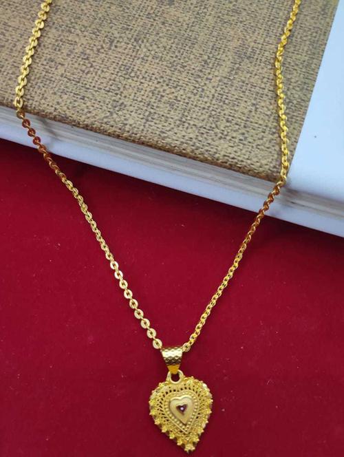 gold plated chain pendant - 18450769 - Very Small Image - 1