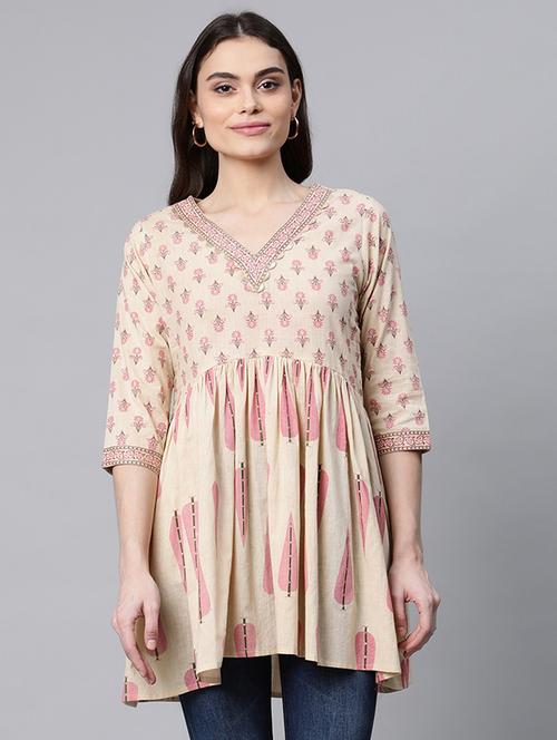printed high-low top - 18450903 - Very Small Image - 1